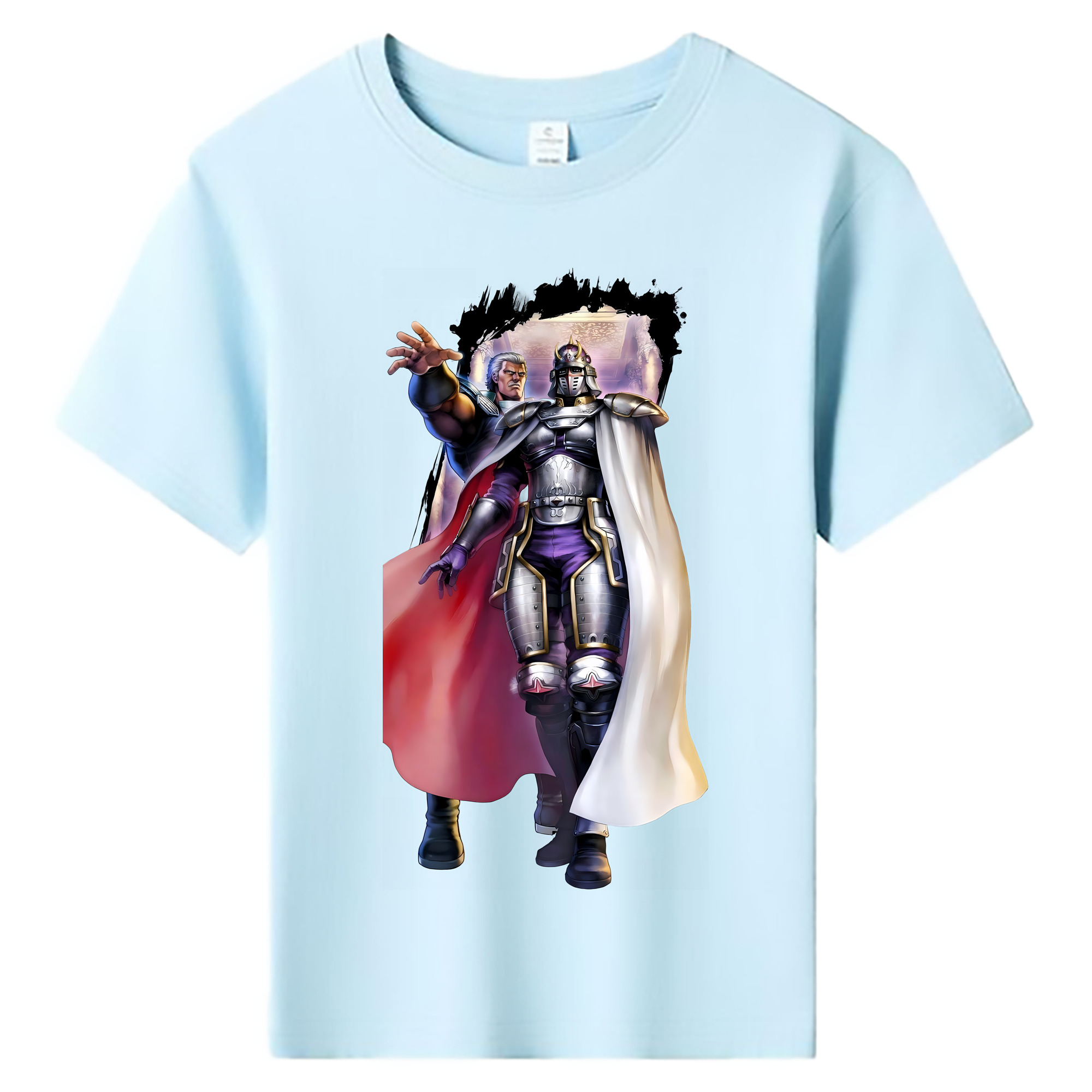 （画像用） 北斗の拳 Fist of the North Star 綿100％キッズTシャツ（フロントプリント）